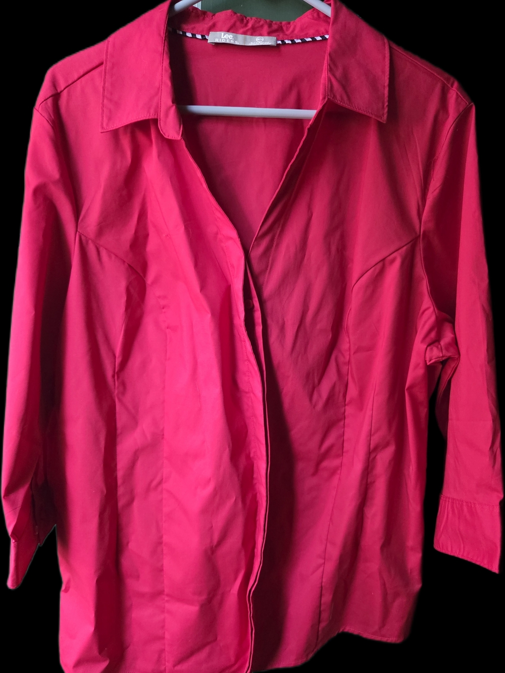 Lee Women’s Red Button-Front Shirt